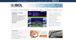 Desktop Screenshot of ibol.com.br